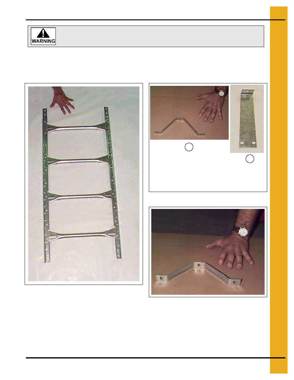 Inside ladders, Chapter 11 inside ladders, Four (4) auxiliary ladders burner housing ladder | Grain Systems PNEG-707GSI User Manual | Page 133 / 446