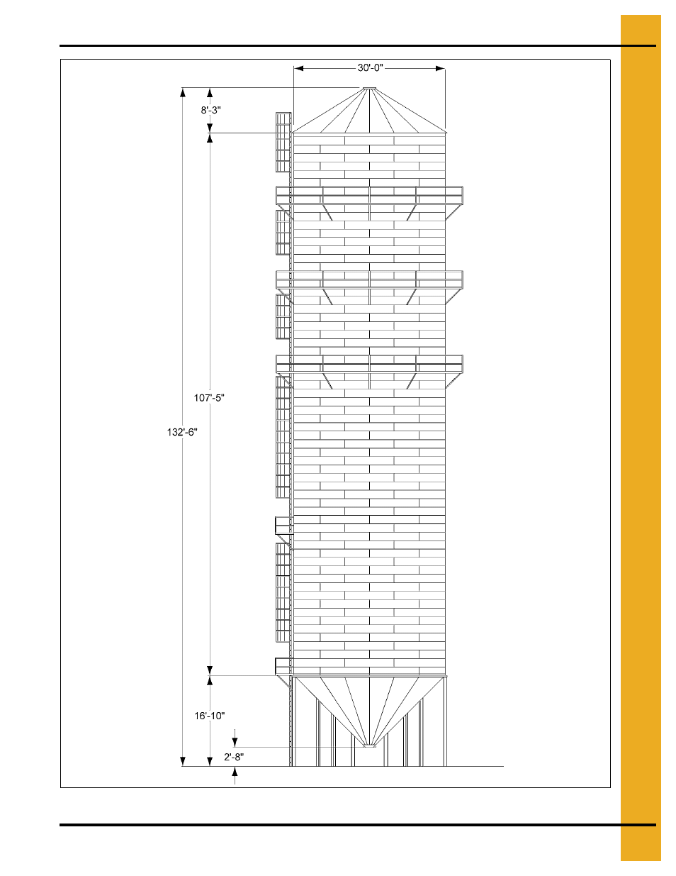 All tower dryer models drawings, Chapter 26 all tower dryer models drawings | Grain Systems PNEG-707GSI User Manual | Page 255 / 446