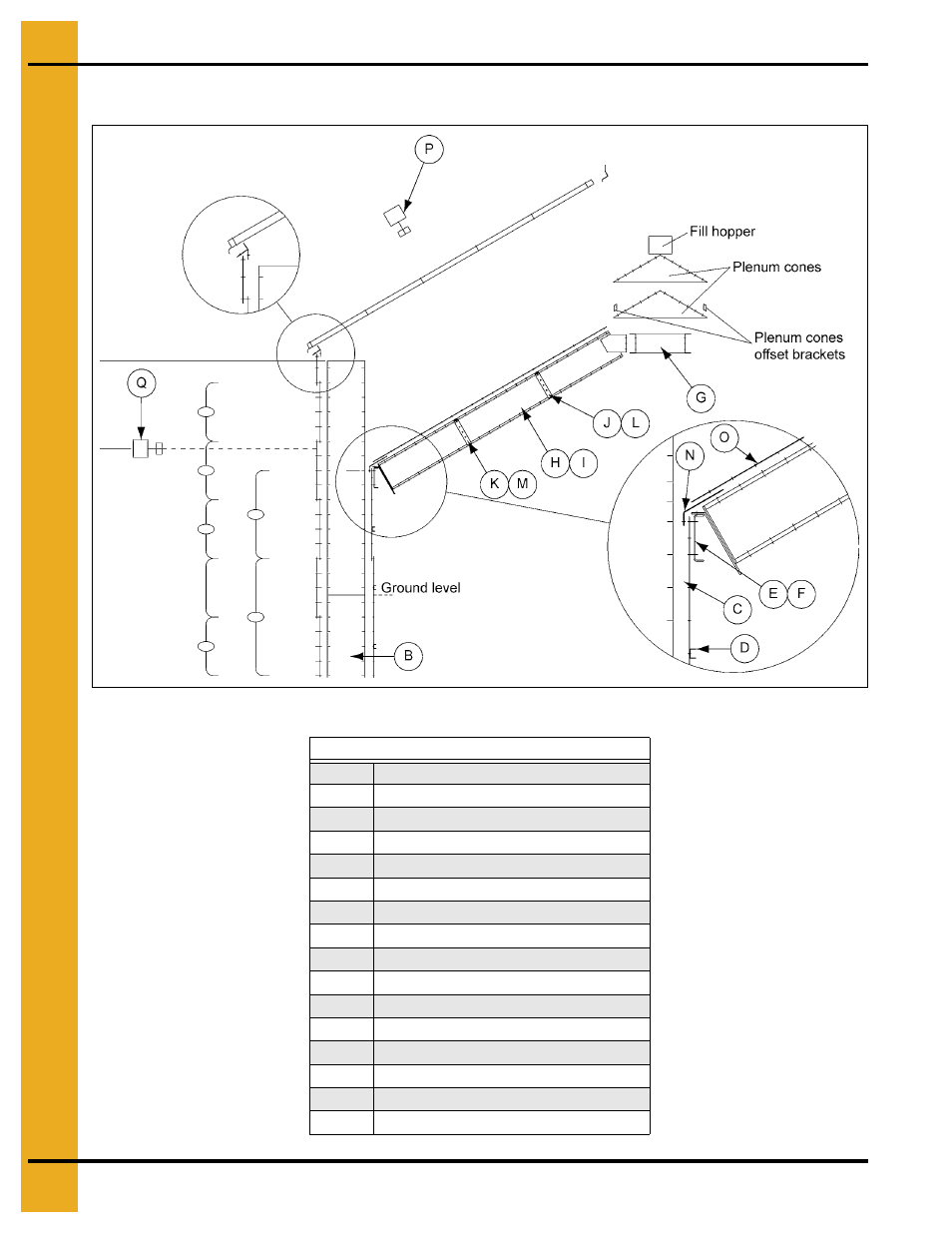Plenum roof (cross section), Plenum roof | Grain Systems PNEG-707GSI User Manual | Page 48 / 446