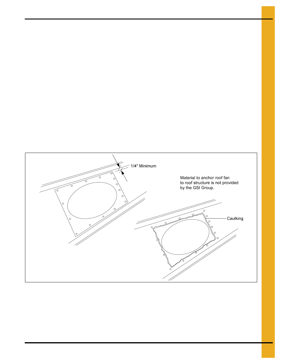 18" and 24" roof fan location, 18" roof fan mounting | Grain Systems Bin Accessories PNEG-524 User Manual | Page 13 / 30