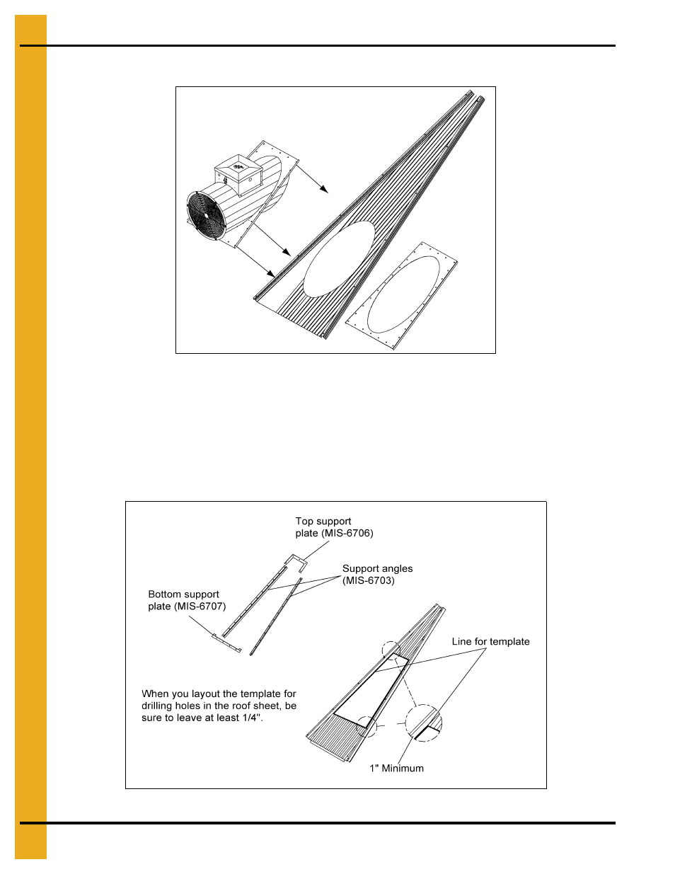 18" roof fan mounting (continued) | Grain Systems Bin Accessories PNEG-524 User Manual | Page 14 / 30