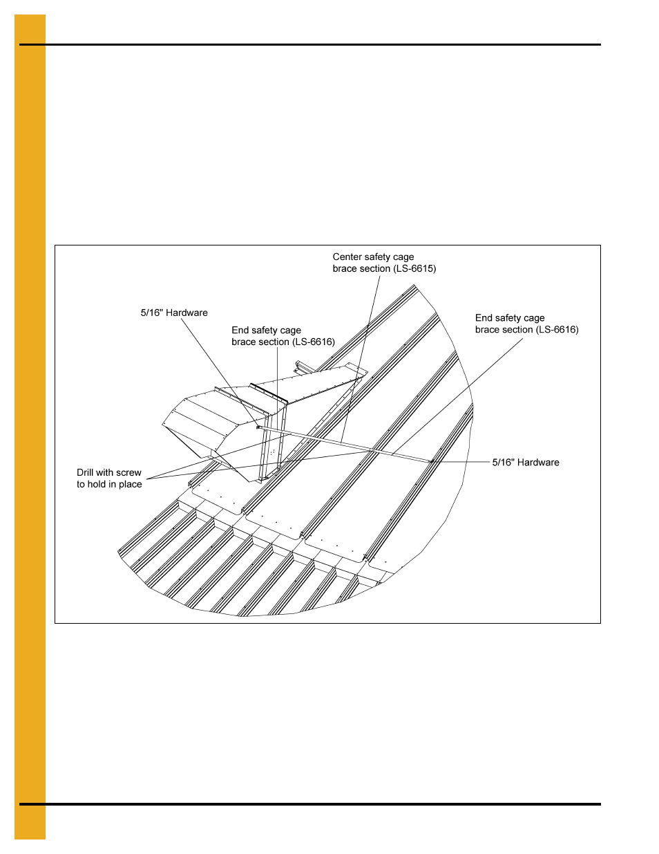 Roof exhauster reinforcement detail | Grain Systems Bin Accessories PNEG-524 User Manual | Page 18 / 30