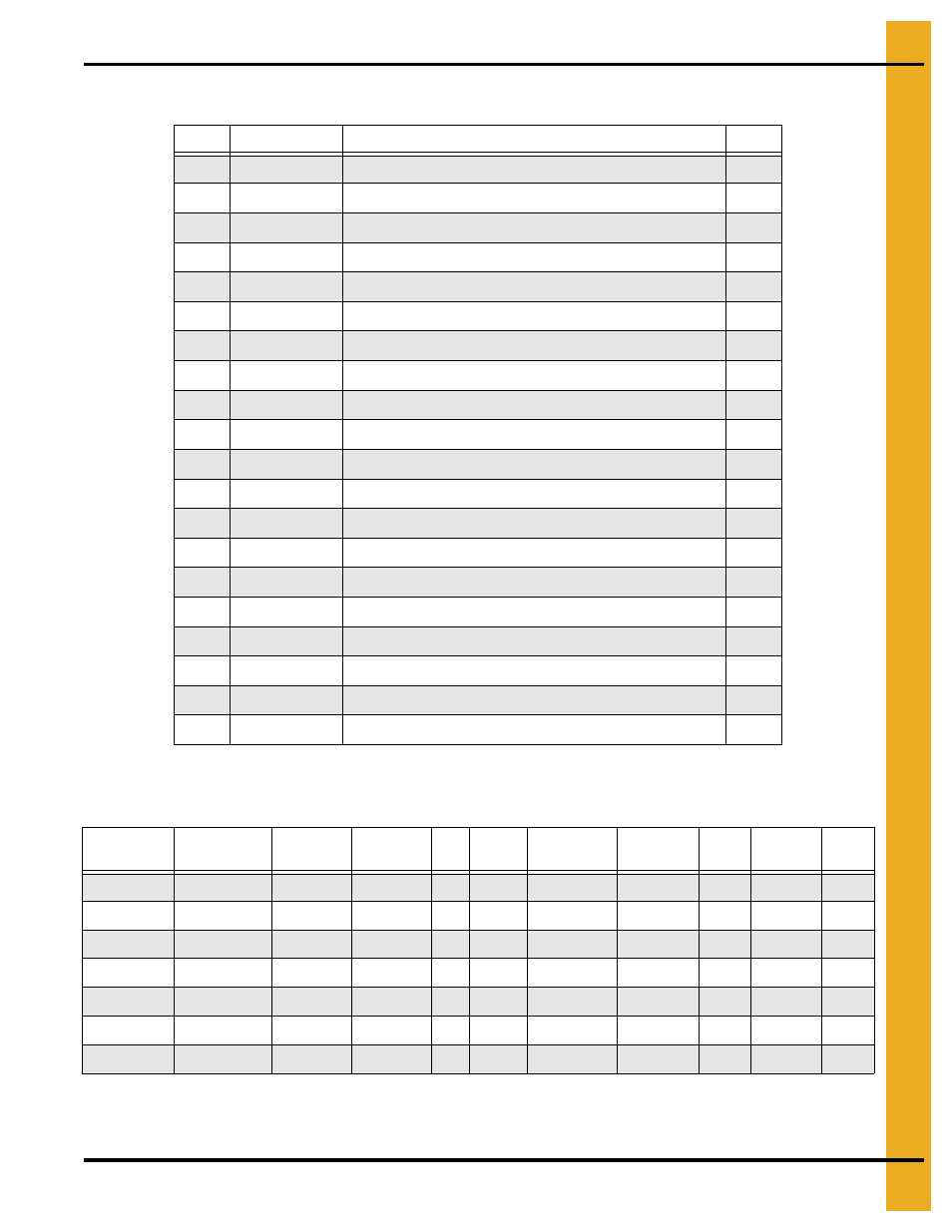 Parts list | Grain Systems Bin Accessories PNEG-524 User Manual | Page 23 / 30