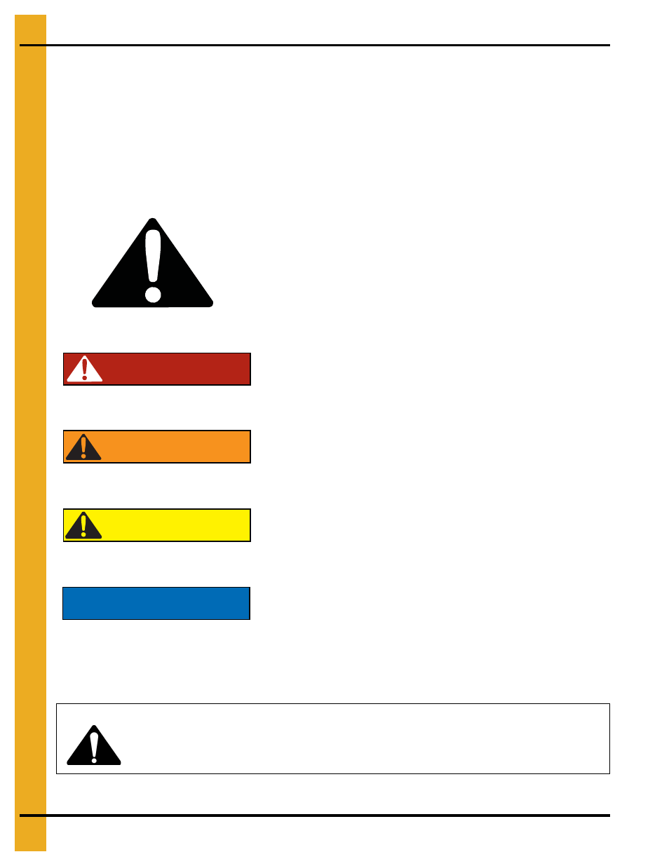 Safety, Chapter 1 safety, Safety guidelines | Danger, Warning caution notice | Grain Systems Bin Accessories PNEG-524 User Manual | Page 4 / 30