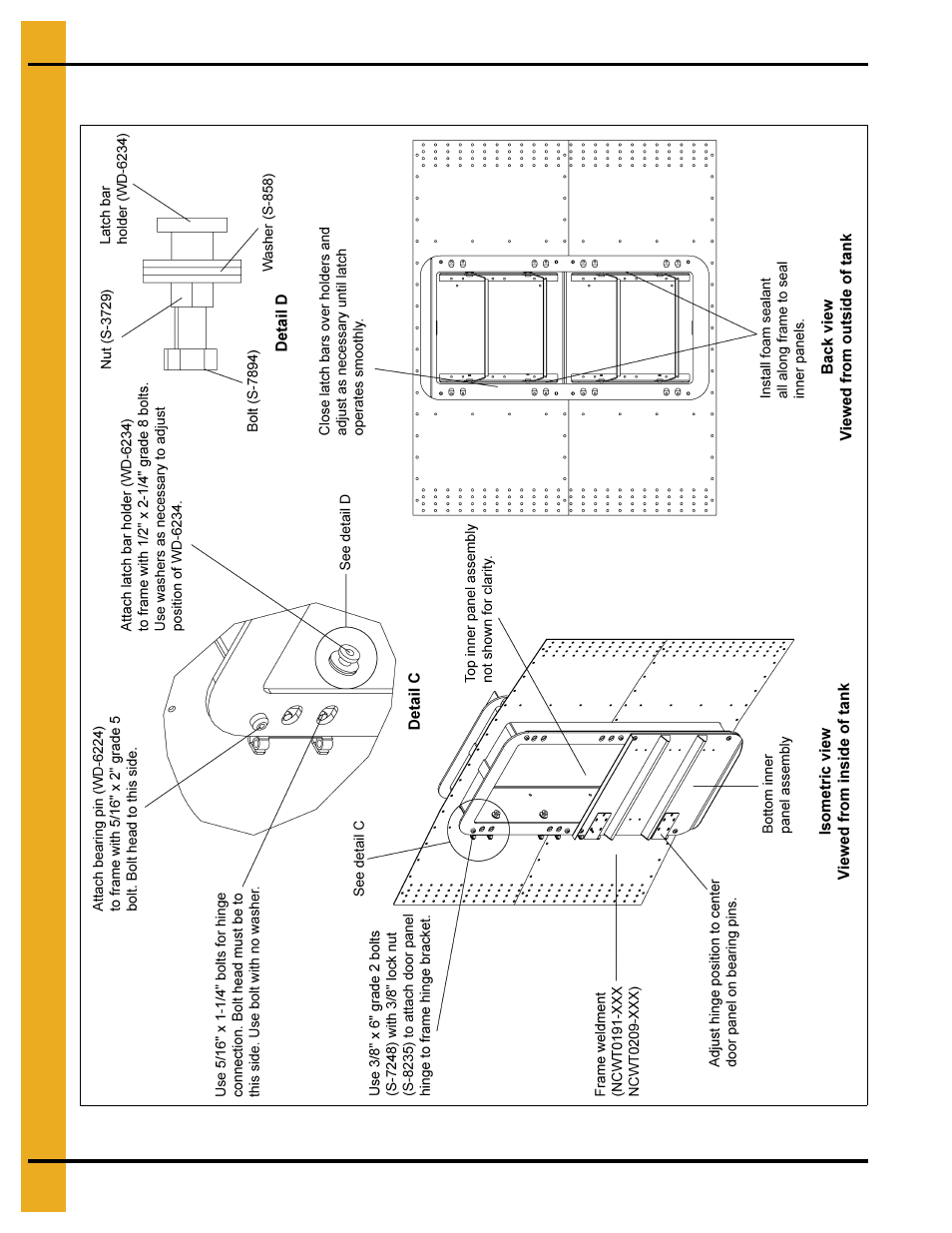 Inner panel assembly | Grain Systems Bin Accessories PNEG-1360 User Manual | Page 20 / 24