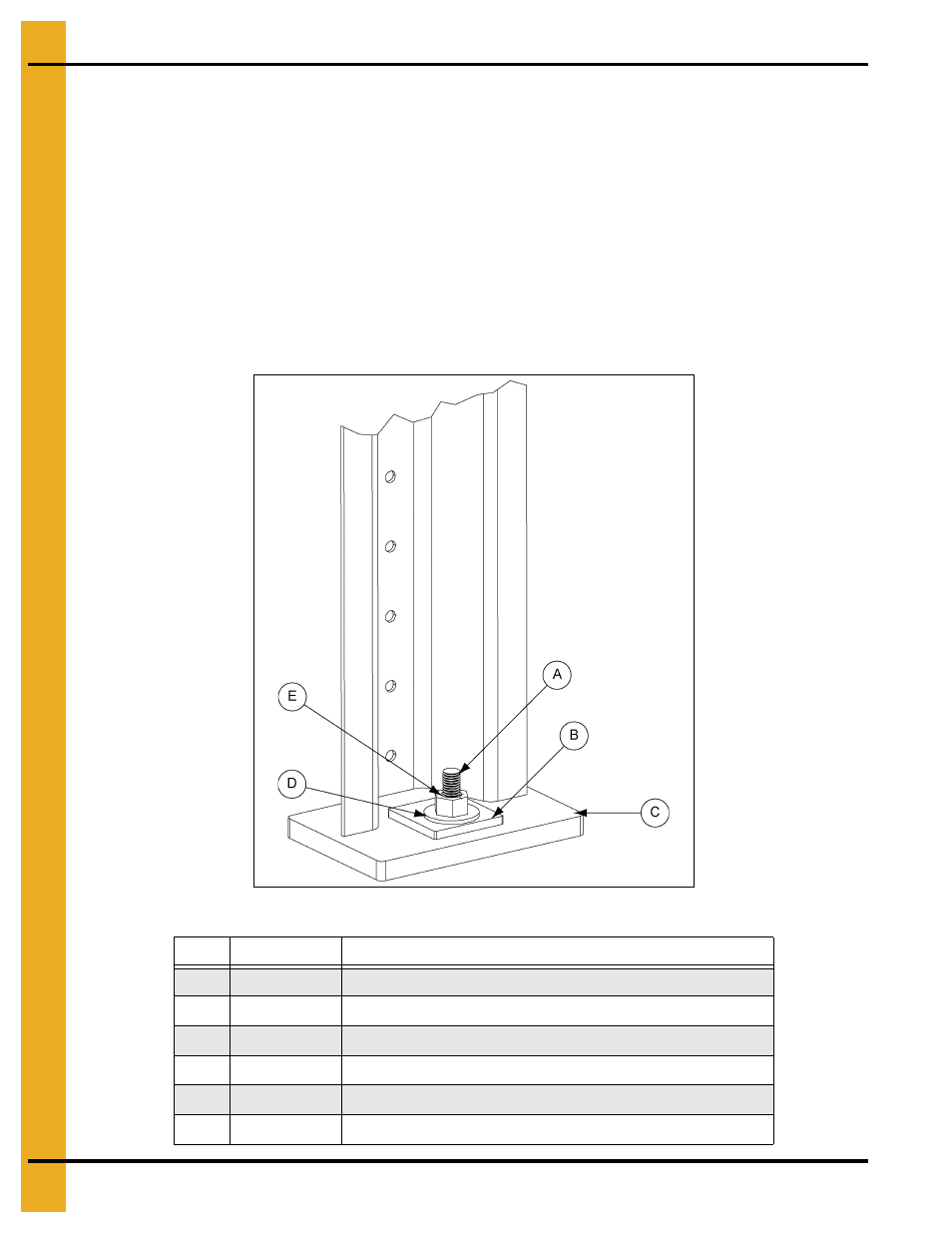 Anchor bolt washer installation, Base angle installation | Grain Systems Tanks PNEG-4030 User Manual | Page 70 / 98