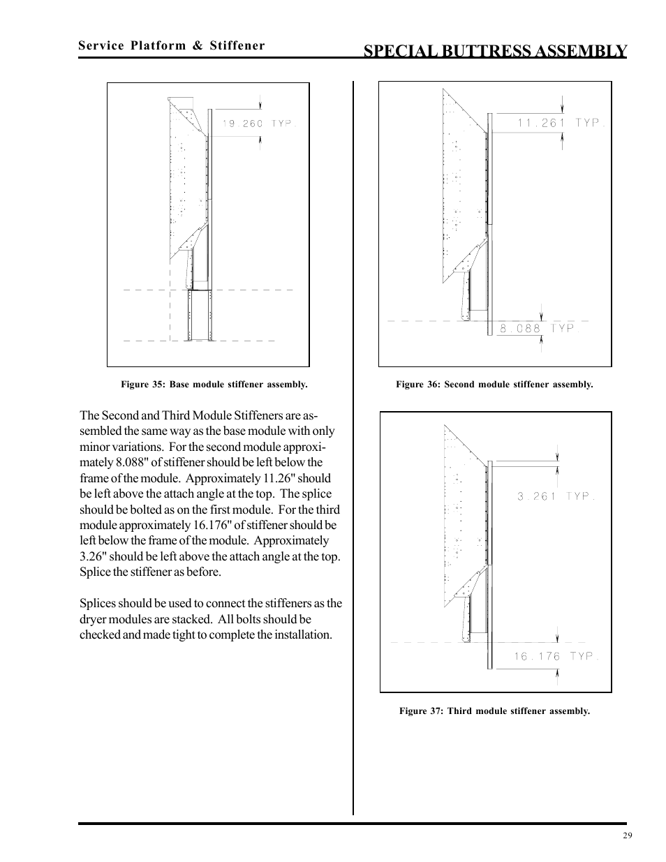 Special buttress assembly | Grain Systems PNEG-349 User Manual | Page 29 / 32