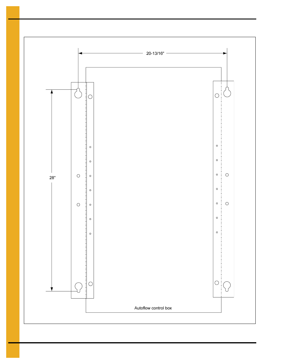 Series 2000 autoflow control box bolt pattern | Grain Systems PNEG-900 User Manual | Page 12 / 54