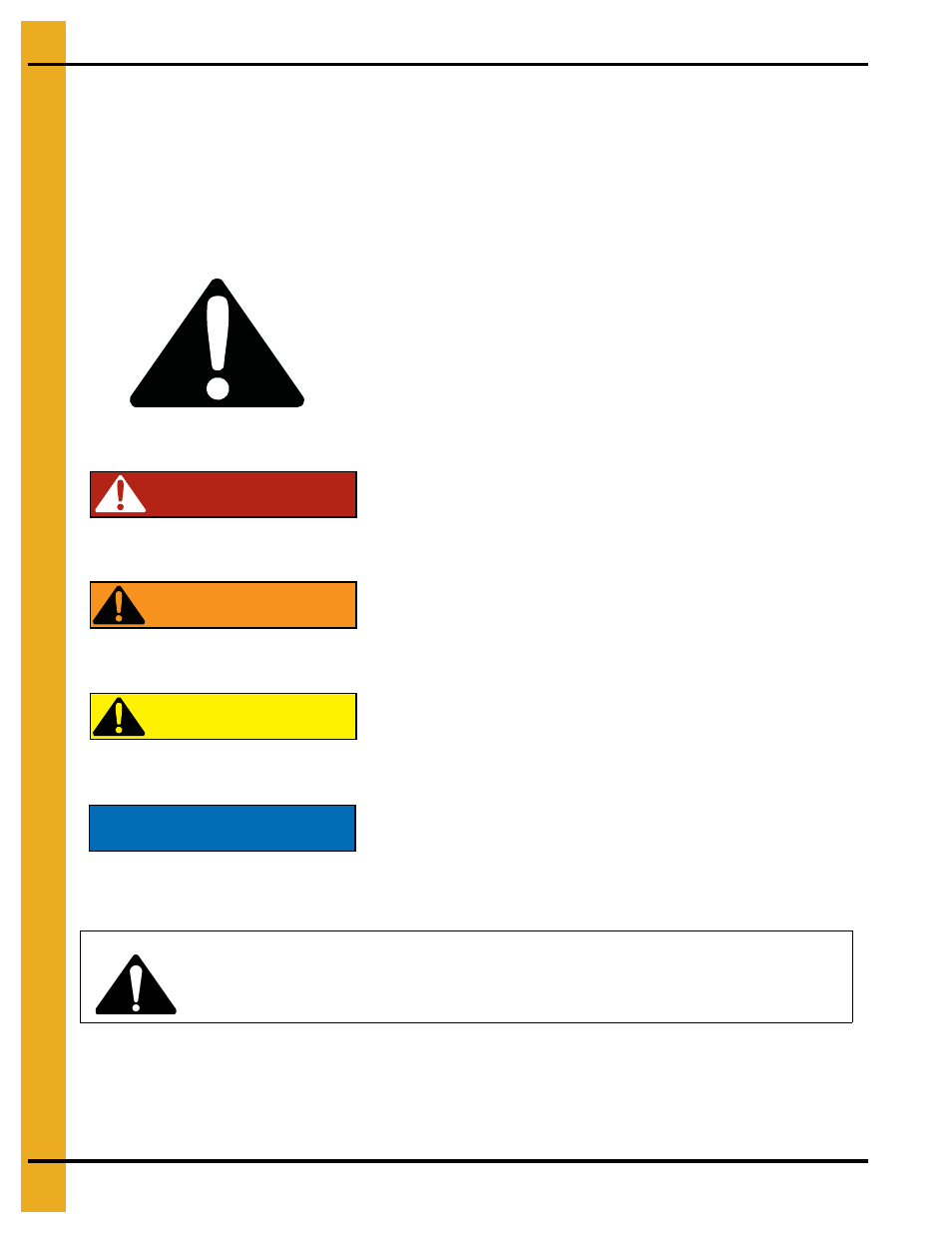 Safety, Chapter 1 safety, Safety guidelines | Danger, Warning caution notice | Grain Systems PNEG-900 User Manual | Page 4 / 54