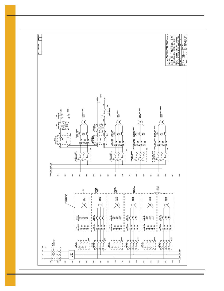 440 vac 3 phase | Grain Systems PNEG-1935 User Manual | Page 86 / 92