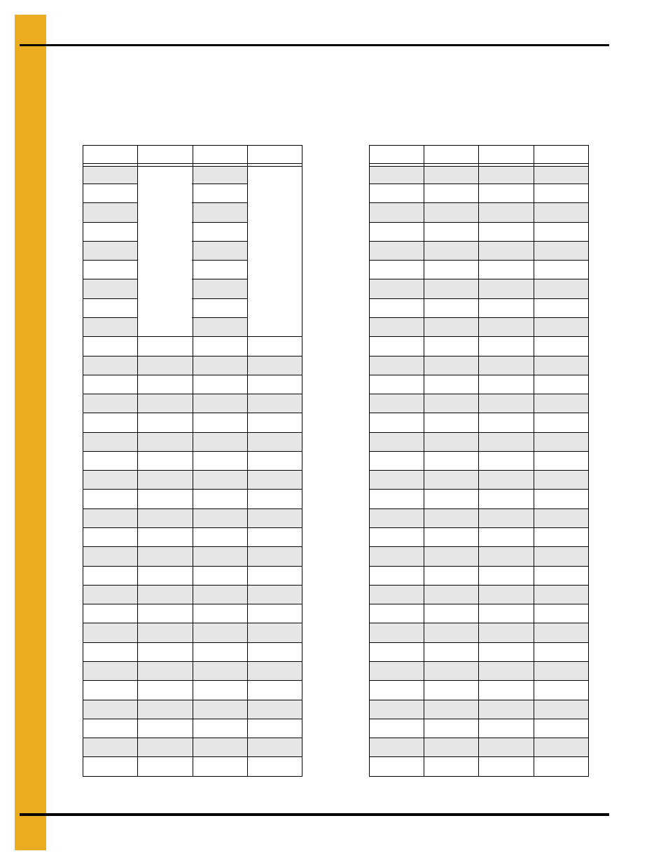 75' full floor plank layout chart, Installation | Grain Systems Bin Flooring PNEG-1324 User Manual | Page 12 / 26