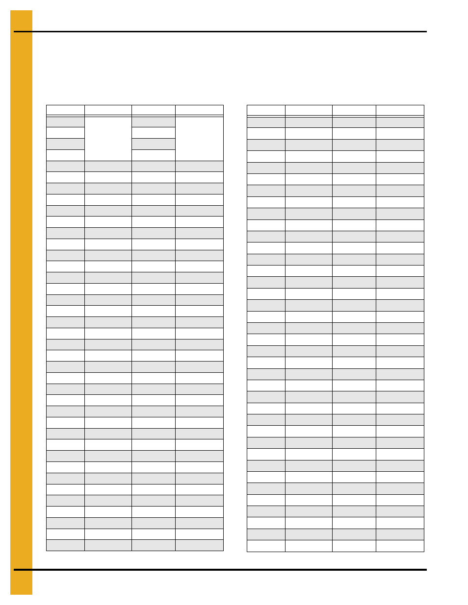 90' full floor plank layout chart, Installation | Grain Systems Bin Flooring PNEG-1324 User Manual | Page 14 / 26