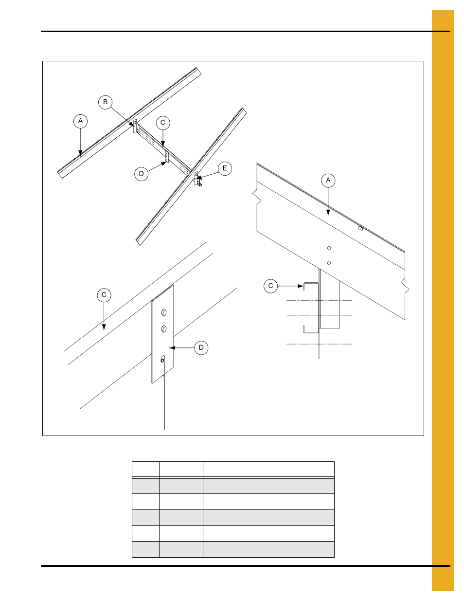 Roof truss details, Chapter 14 roof truss details, 33' and 36' roof truss details | Grain Systems Tanks PNEG-4036 User Manual | Page 91 / 98