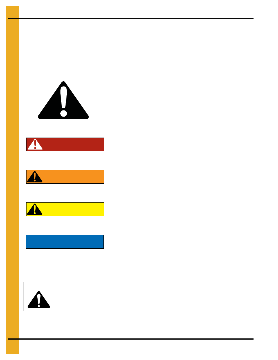 Safety, Chapter 1 safety, Safety guidelines | Danger, Warning caution notice | Grain Systems PNEG-1781 User Manual | Page 4 / 12