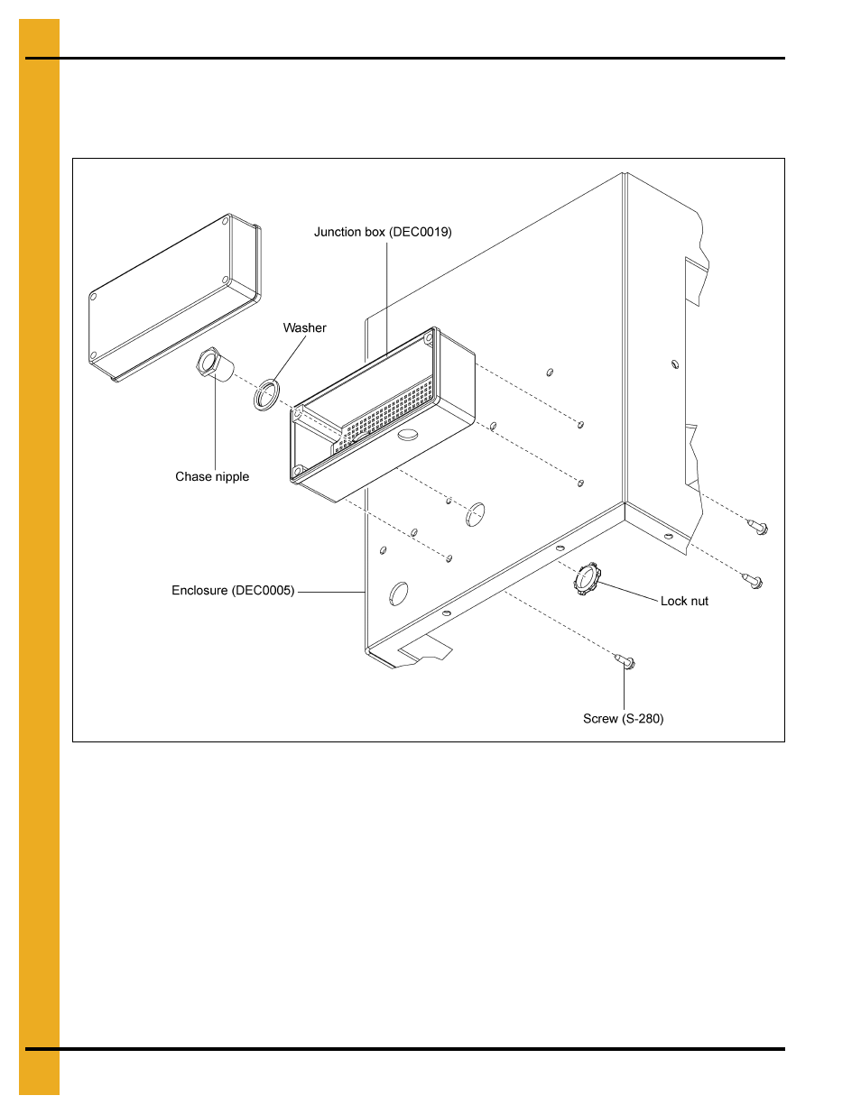 Junction box installation | Grain Systems Bucket Elevtors, Conveyors, Series II Sweeps PNEG-1813 User Manual | Page 10 / 56
