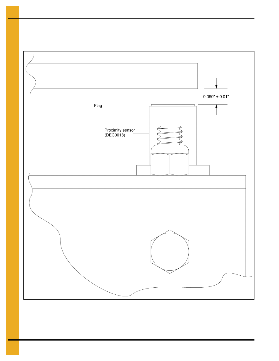Proximity sensor adjustment | Grain Systems Bucket Elevtors, Conveyors, Series II Sweeps PNEG-1813 User Manual | Page 14 / 56
