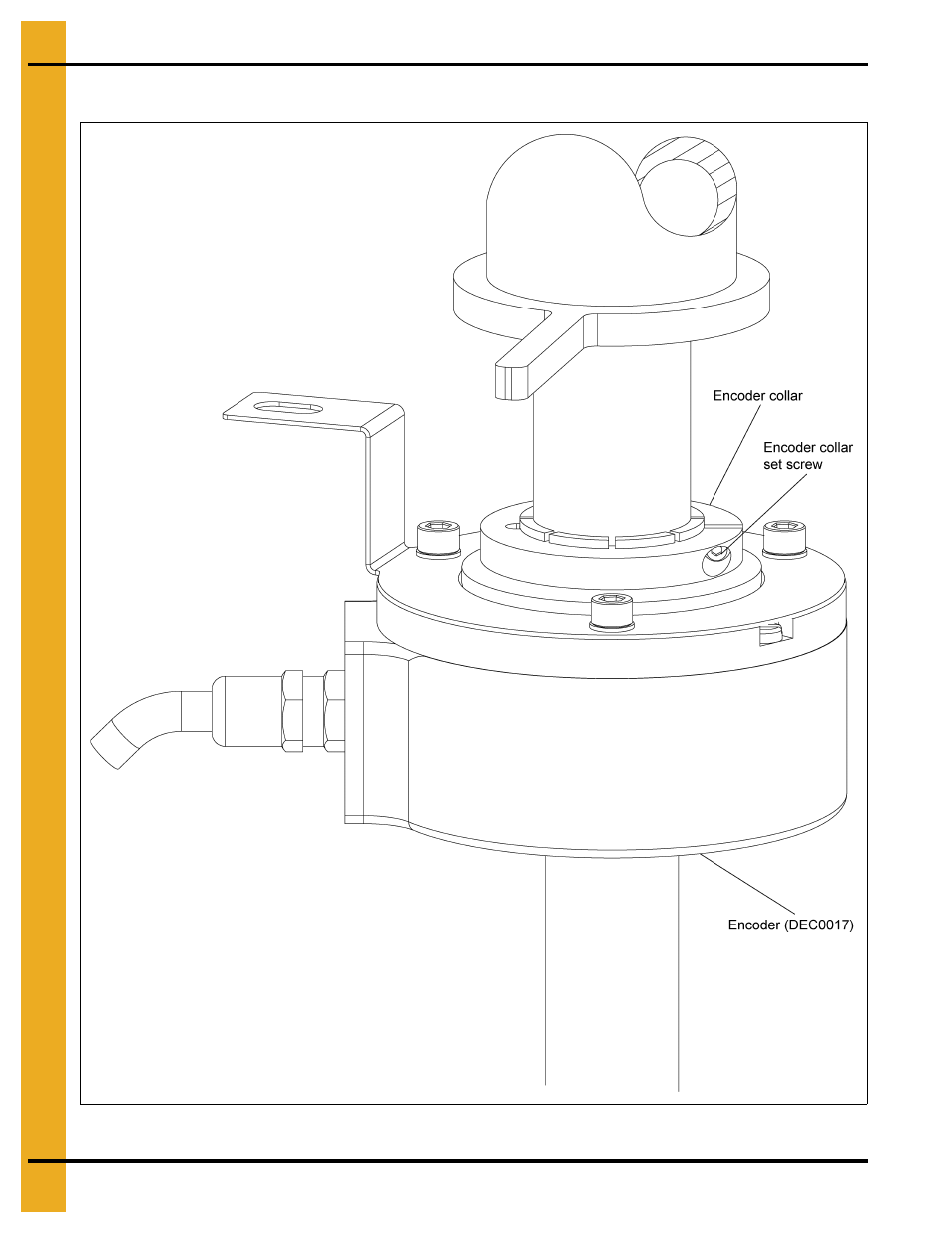 Own in, Encoder and bracket installation (continued) | Grain Systems Bucket Elevtors, Conveyors, Series II Sweeps PNEG-1813 User Manual | Page 16 / 56