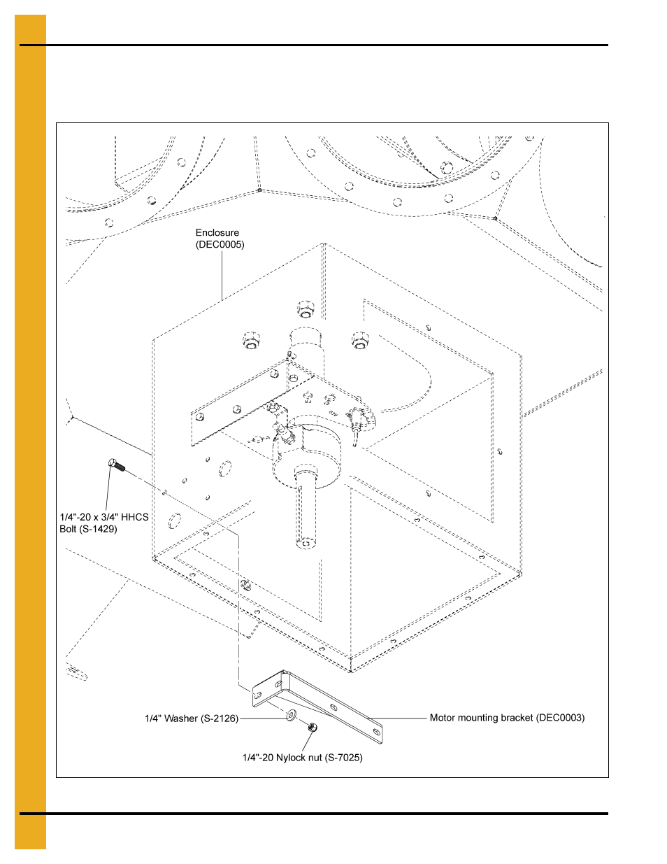 Motor mounting bracket installation | Grain Systems Bucket Elevtors, Conveyors, Series II Sweeps PNEG-1813 User Manual | Page 18 / 56