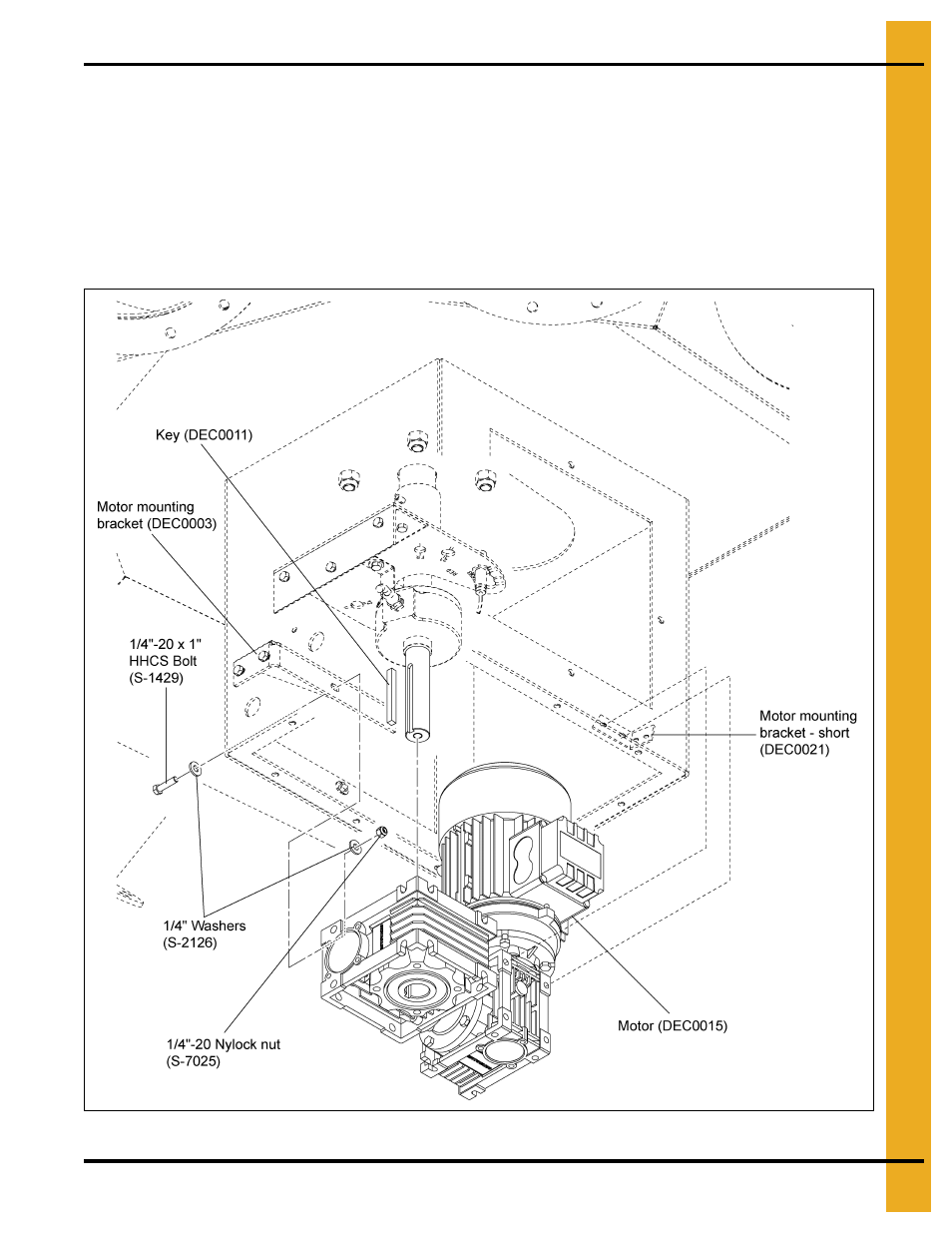 Control motor installation | Grain Systems Bucket Elevtors, Conveyors, Series II Sweeps PNEG-1813 User Manual | Page 19 / 56