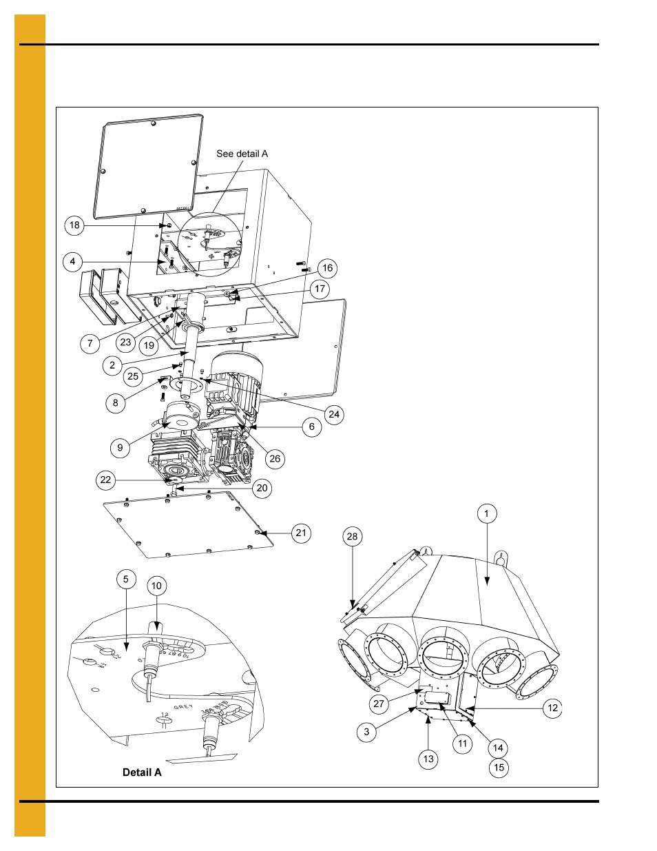 Parts list, Chapter 5 parts list | Grain Systems Bucket Elevtors, Conveyors, Series II Sweeps PNEG-1813 User Manual | Page 46 / 56