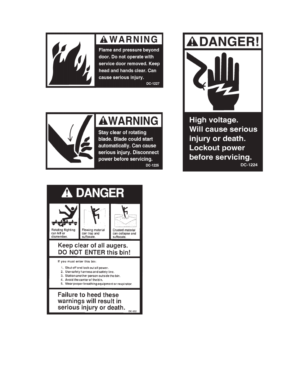 Safty alert decals | Grain Systems PNEG-584 User Manual | Page 5 / 27