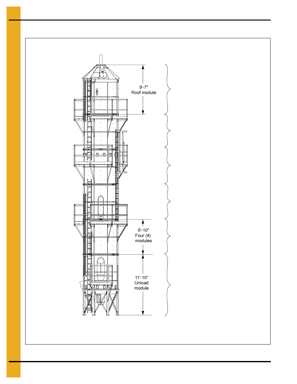 Dimensions - tm-1010, Dryer overview and specifications | Grain Systems PNEG-1708 User Manual | Page 20 / 76