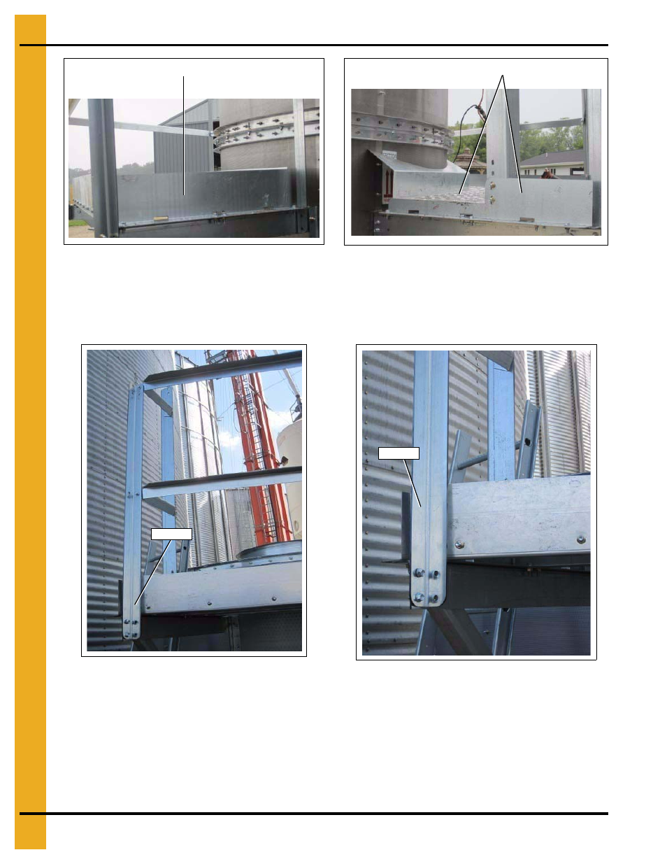 Figure 8ab and, Figure 8ac, Assembling ladders, platforms and catwalks | Grain Systems PNEG-1708 User Manual | Page 46 / 76