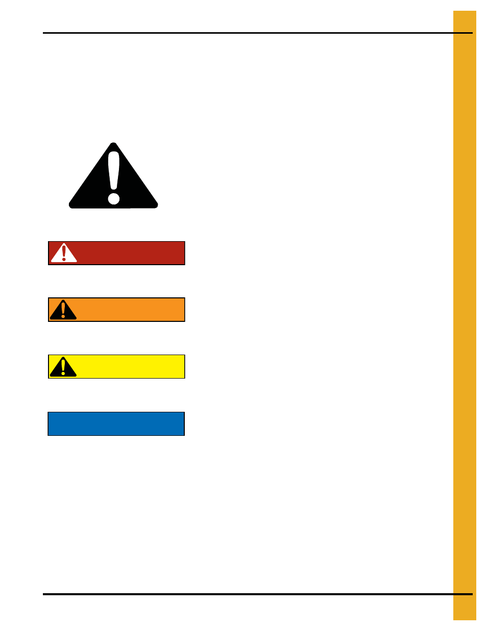 Safety, Chapter 2 safety, Safety guidelines | Danger, Warning caution notice | Grain Systems PNEG-1708 User Manual | Page 5 / 76