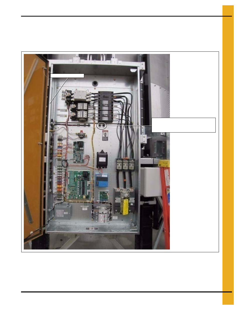 Flame sensor and ignitor wires (spark plug), Electrical connections | Grain Systems PNEG-1708 User Manual | Page 67 / 76