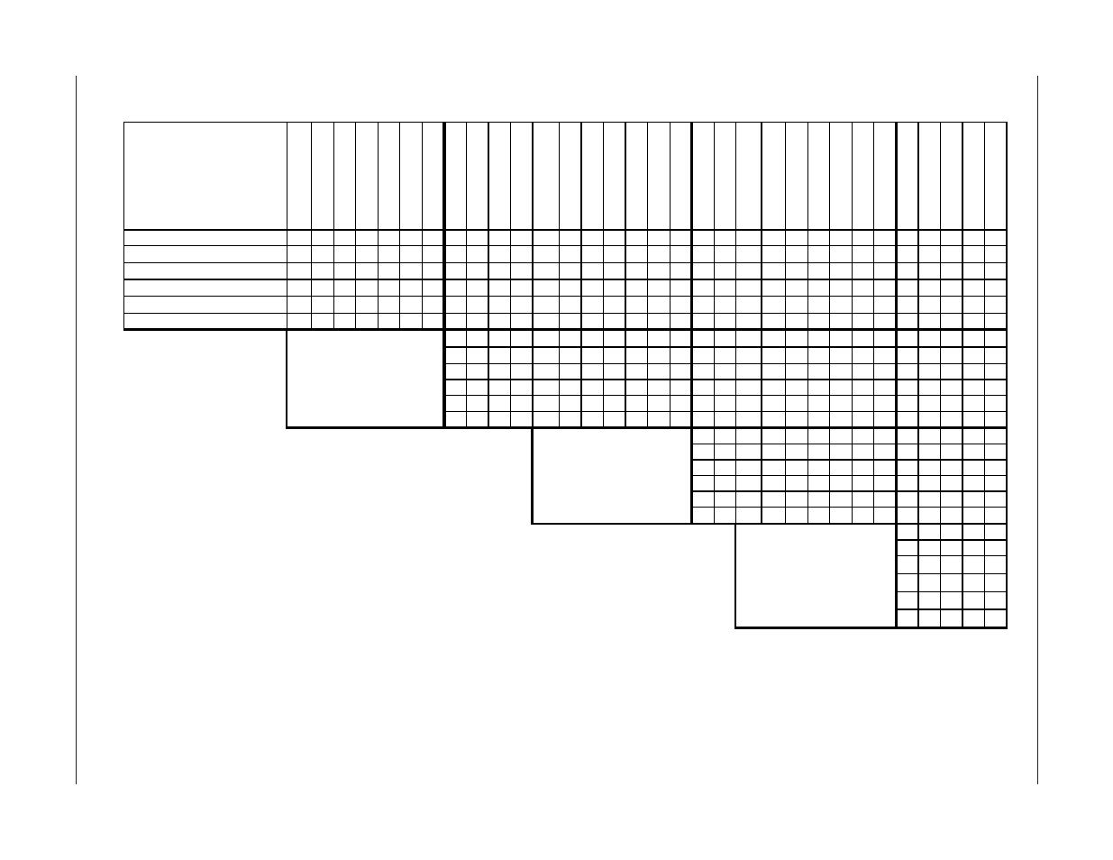 66" inside stiffened ladder offset chart, Bc d, 66 inside stiffened | Grain Systems Bin Accessories PNEG-1096 User Manual | Page 17 / 78