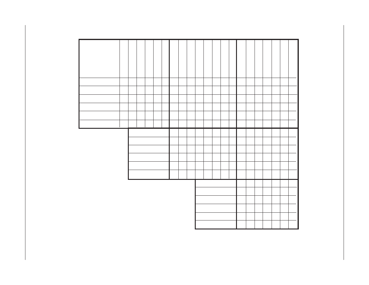 00 inside stiffened, 00" inside stiffened ladder offset chart, Ab c | Grain Systems Bin Accessories PNEG-1096 User Manual | Page 42 / 78