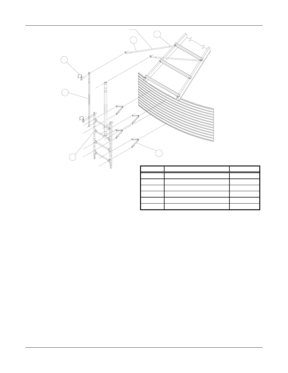 00 outside stiffened extension rails, Eave adjustable braces | Grain Systems Bin Accessories PNEG-1096 User Manual | Page 57 / 78