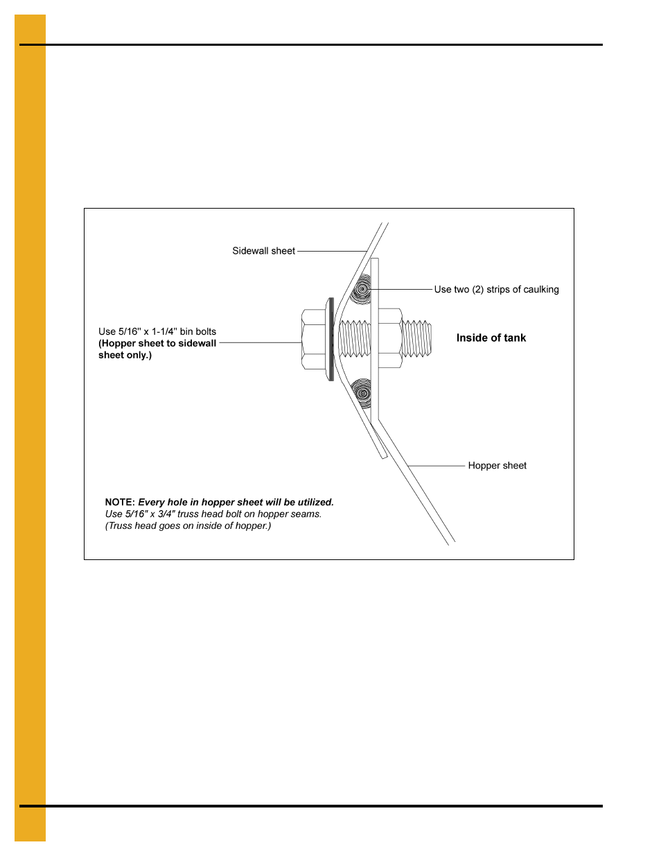 Hopper assembly, Chapter 8 hopper assembly, Hopper sheets | Grain Systems Tanks PNEG-257 User Manual | Page 46 / 98