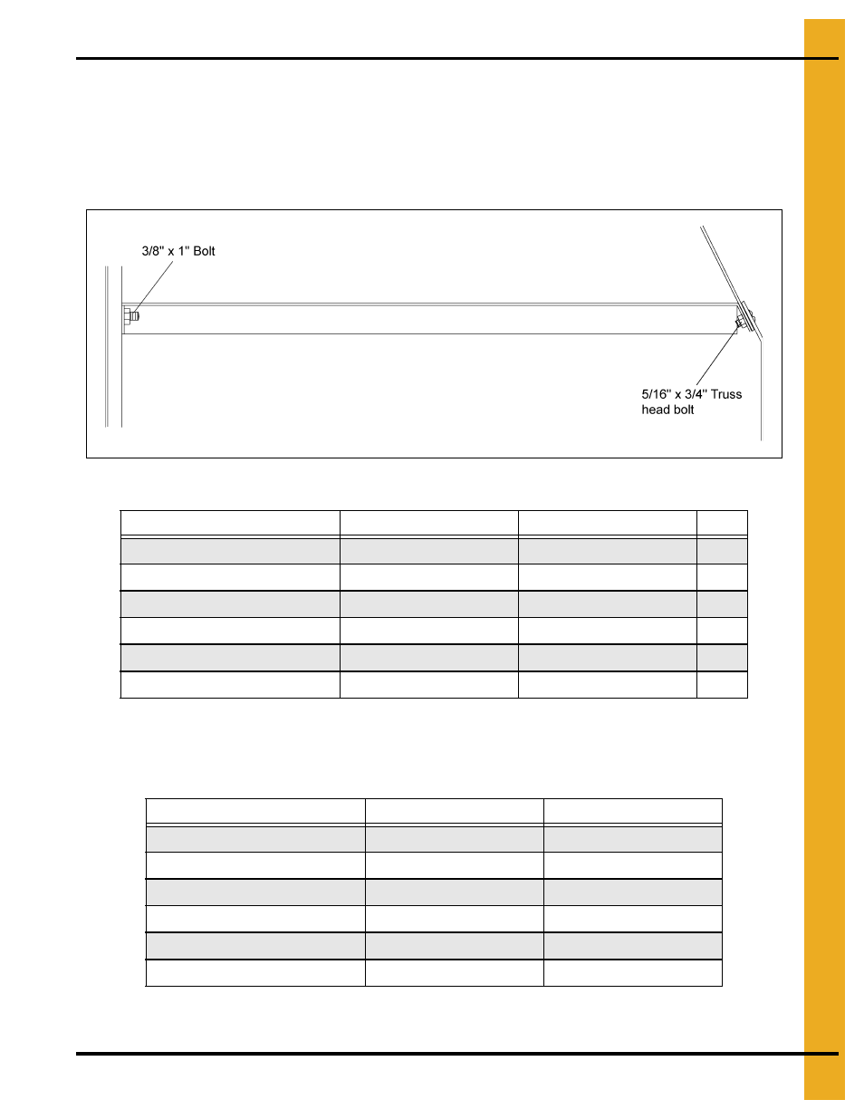 Hopper to leg bracing, Leg and leg bracing | Grain Systems Tanks PNEG-257 User Manual | Page 59 / 98