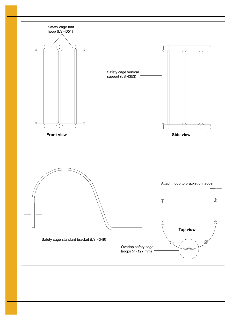 Ladder | Grain Systems Tanks PNEG-257 User Manual | Page 64 / 98