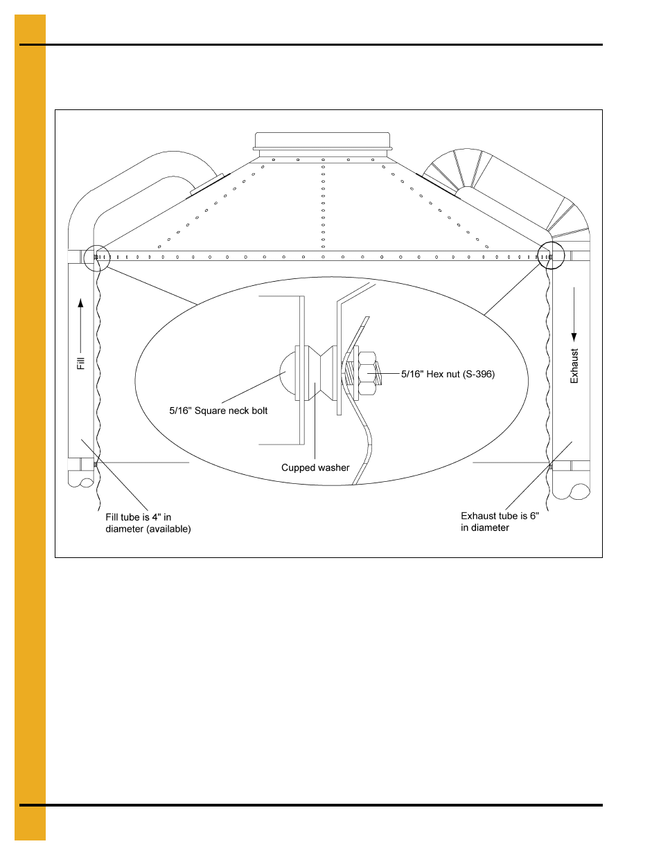 Pneumatic fill kit, Chapter 13 pneumatic fill kit, Pneumatic fill kit assembly roof panel | Pneumatic fill kit assembly, Roof panel | Grain Systems Tanks PNEG-257 User Manual | Page 68 / 98