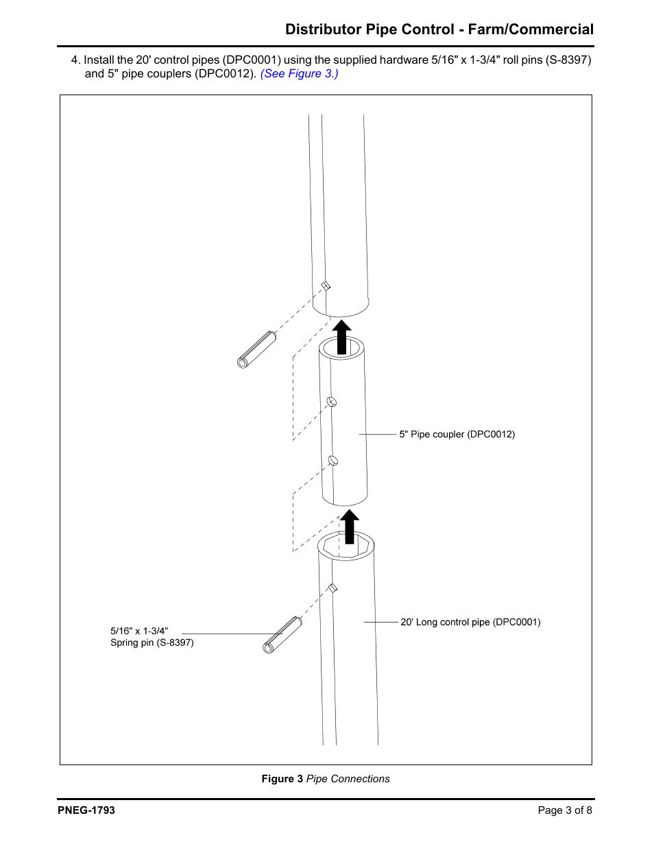 Distributor pipe control - farm/commercial | Grain Systems Bucket Elevtors, Conveyors, Series II Sweeps PNEG-1793 User Manual | Page 3 / 8