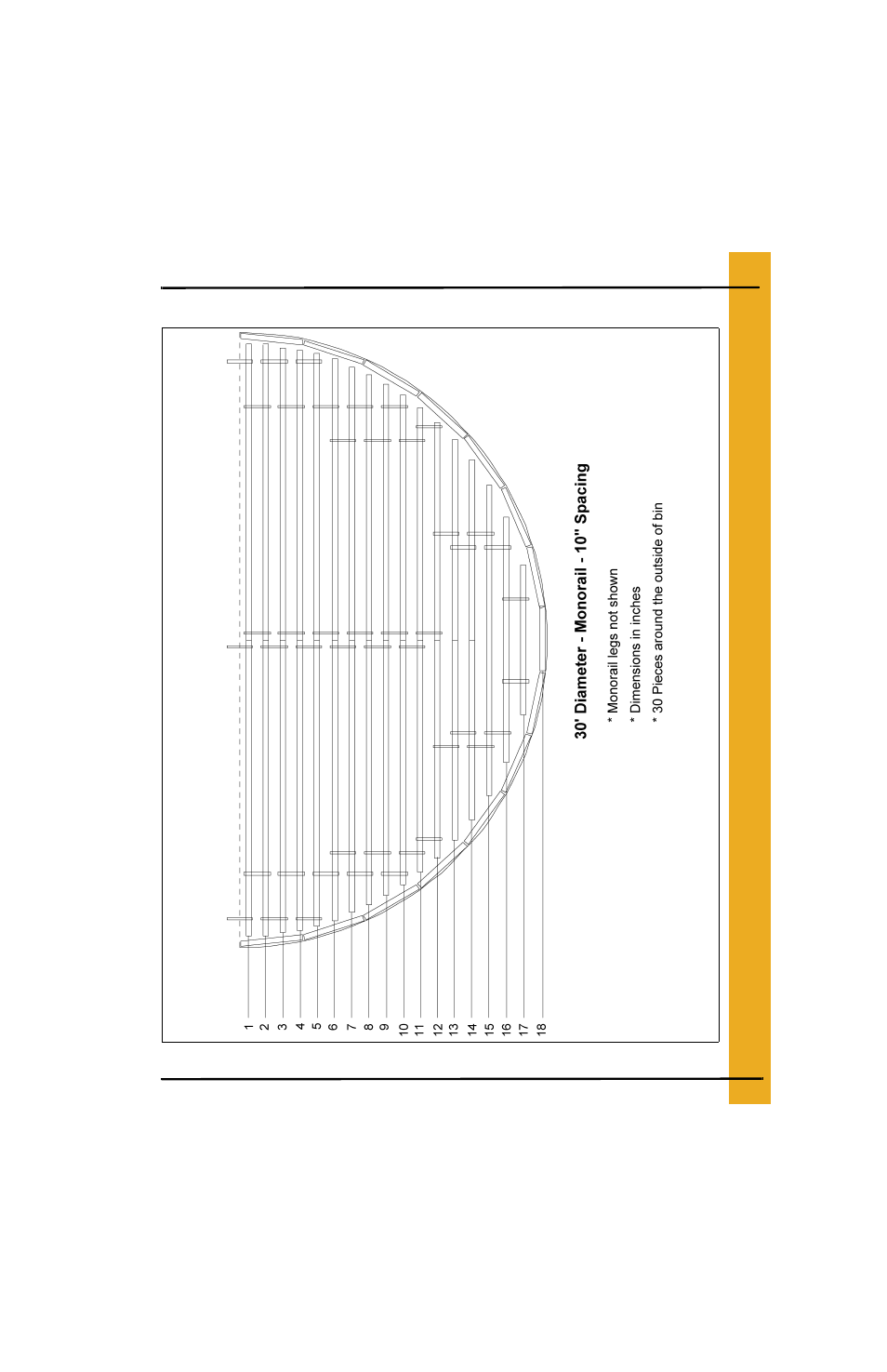 30' bin floor layouts (continued) | Grain Systems Bin Flooring PNEG-225 User Manual | Page 37 / 80