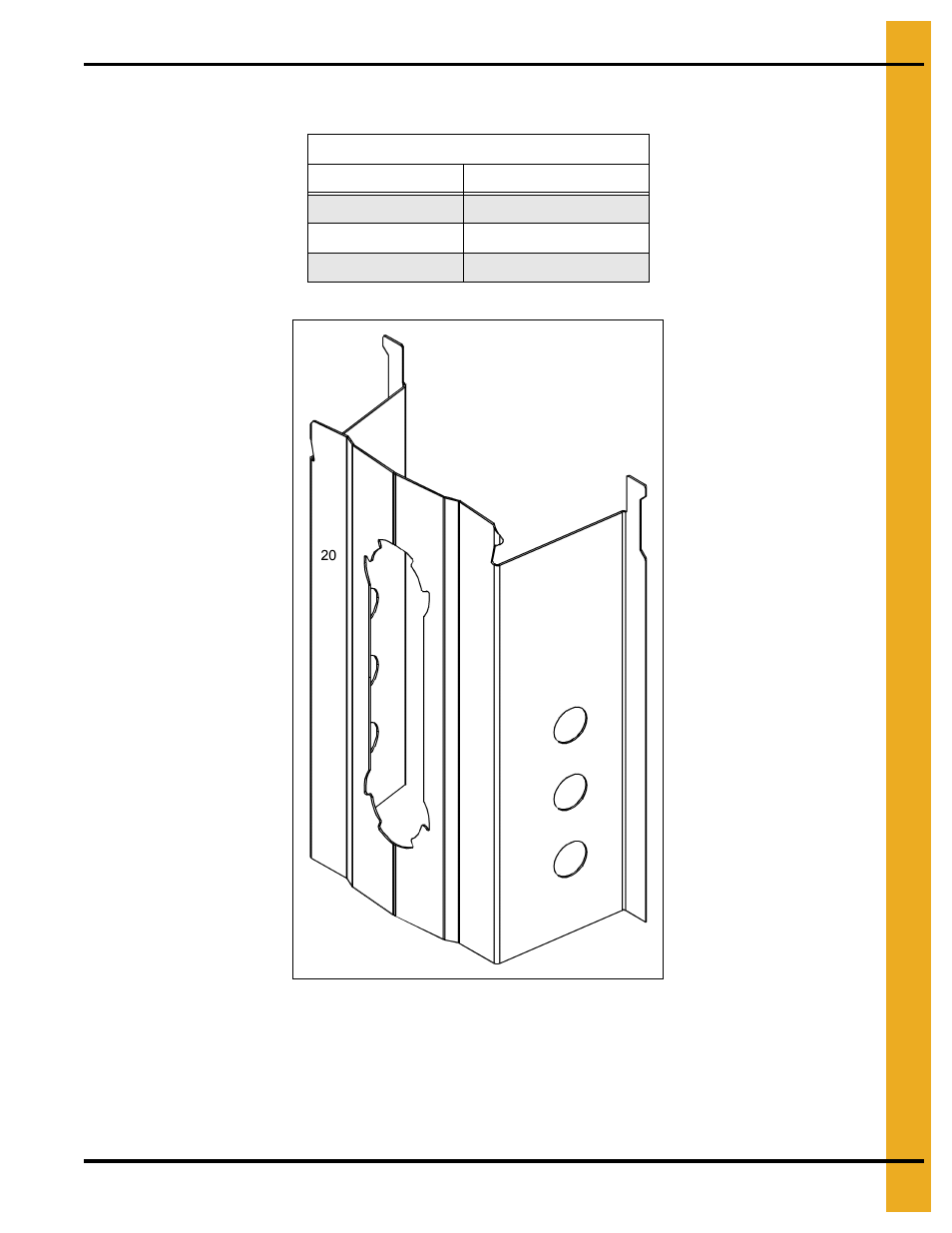 Grandstand identification, Chapter 3 grandstand identification, 20 gauge grandstand identification | Grain Systems Bin Flooring PNEG-223 User Manual | Page 13 / 38