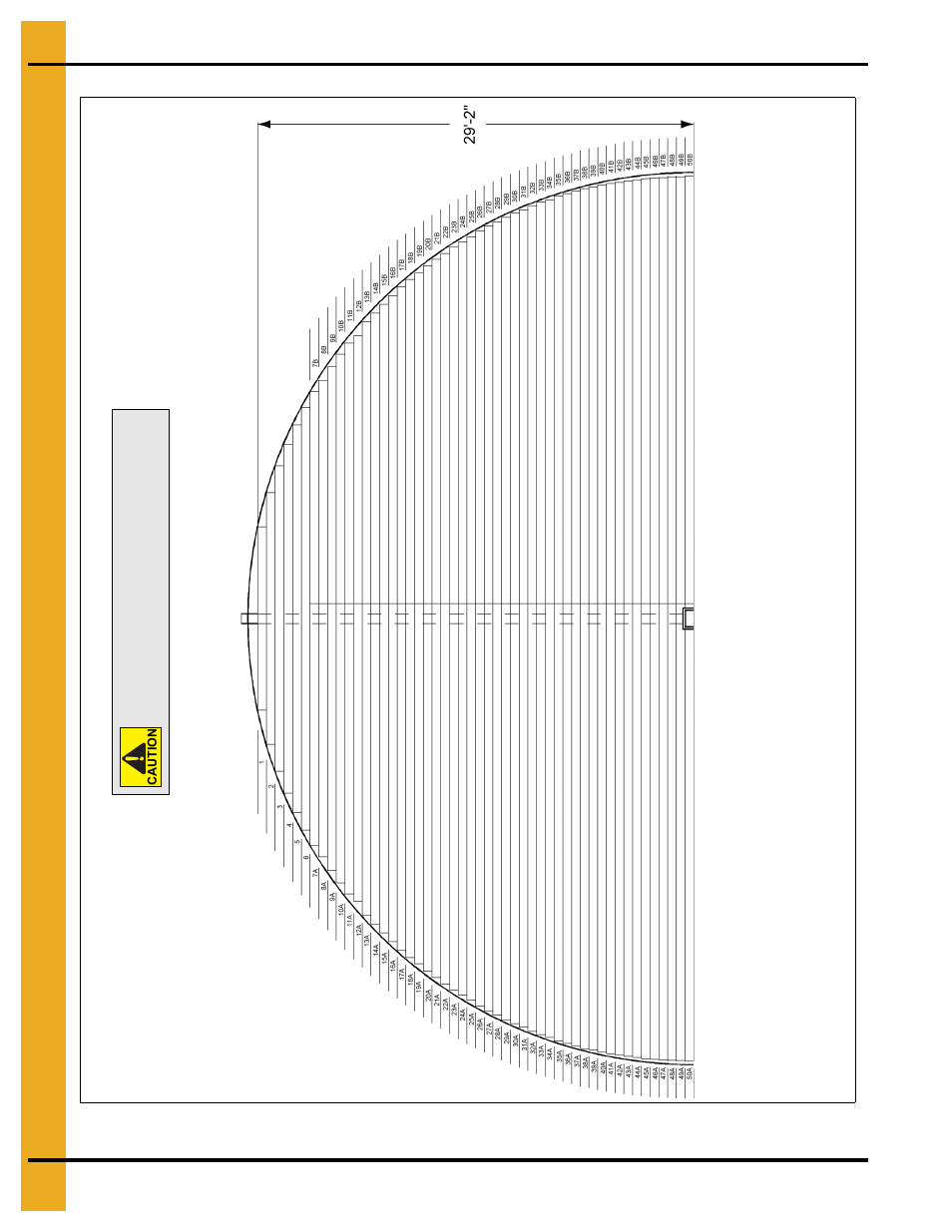 60' cor-lok/cut-lok plank order, Chapter 6 60' cor-lok/cut-lok plank order, E bin | Figure 6a on | Grain Systems Bin Flooring PNEG-223 User Manual | Page 16 / 38