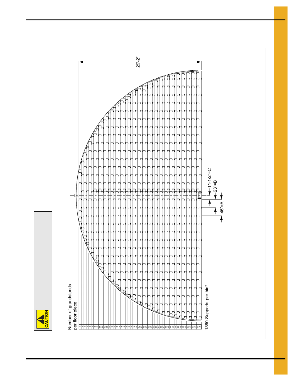 60' grandstand layouts, 33' maximum wall height | Grain Systems Bin Flooring PNEG-223 User Manual | Page 19 / 38