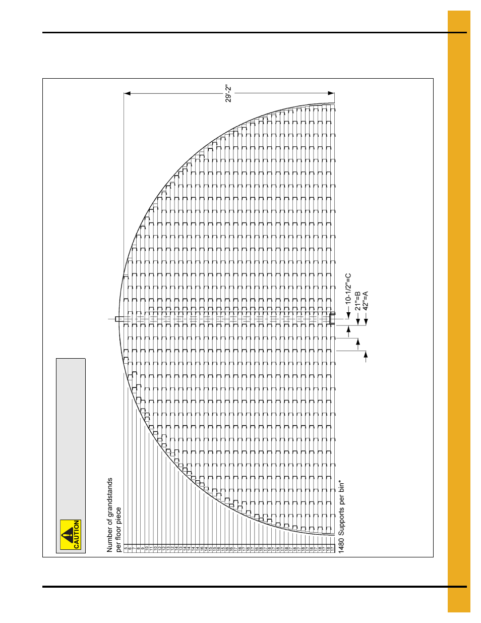 60' grandstand layouts, 33' maximum wall height | Grain Systems Bin Flooring PNEG-223 User Manual | Page 21 / 38