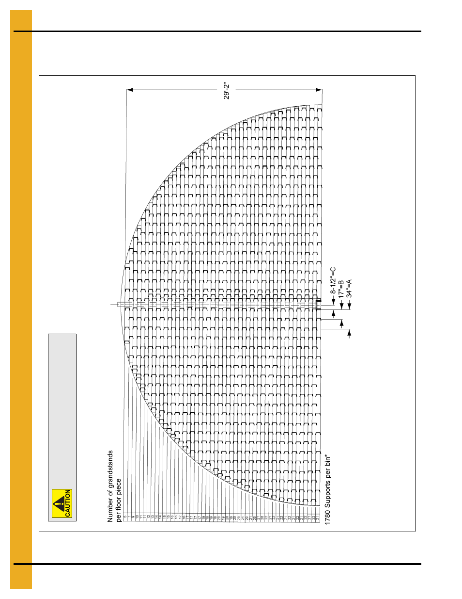 60' grandstand layouts, 33' maximum wall height | Grain Systems Bin Flooring PNEG-223 User Manual | Page 24 / 38