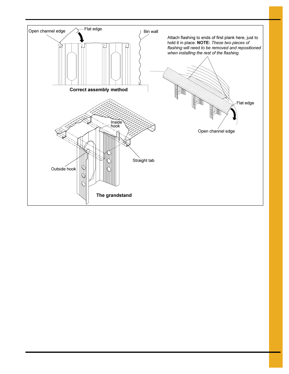 Recommended method for full floor installation | Grain Systems Bin Flooring PNEG-223 User Manual | Page 9 / 38