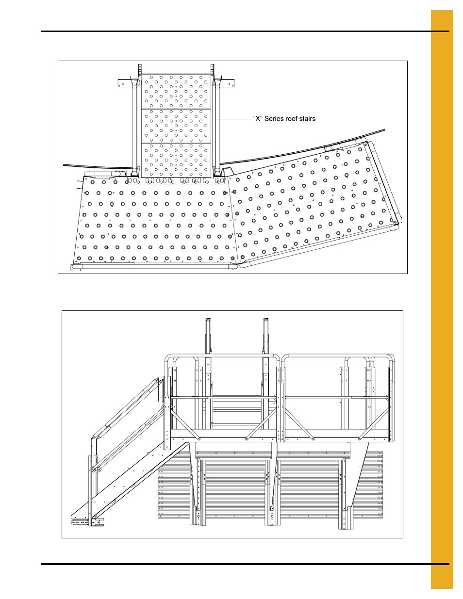 42'-60' complete form and roof stair interaction | Grain Systems Bin Accessories PNEG-1787 User Manual | Page 45 / 54
