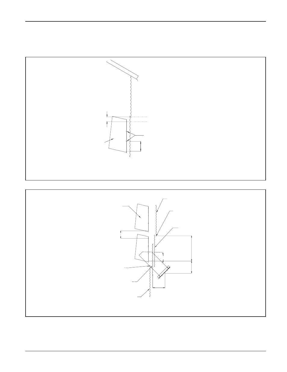 2 & 3 post (externally stiffened), 66" side draw systems, Detail "d" (externally stiffened) | Detail "a" (externally stiffened) | Grain Systems Bin Accessories PNEG-066 User Manual | Page 11 / 20