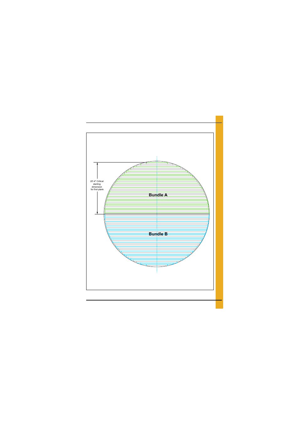 Layouts, 42' non-split floor bundle layout, Bundle a bundle b | Grain Systems Bin Flooring PNEG-1828 User Manual | Page 45 / 50