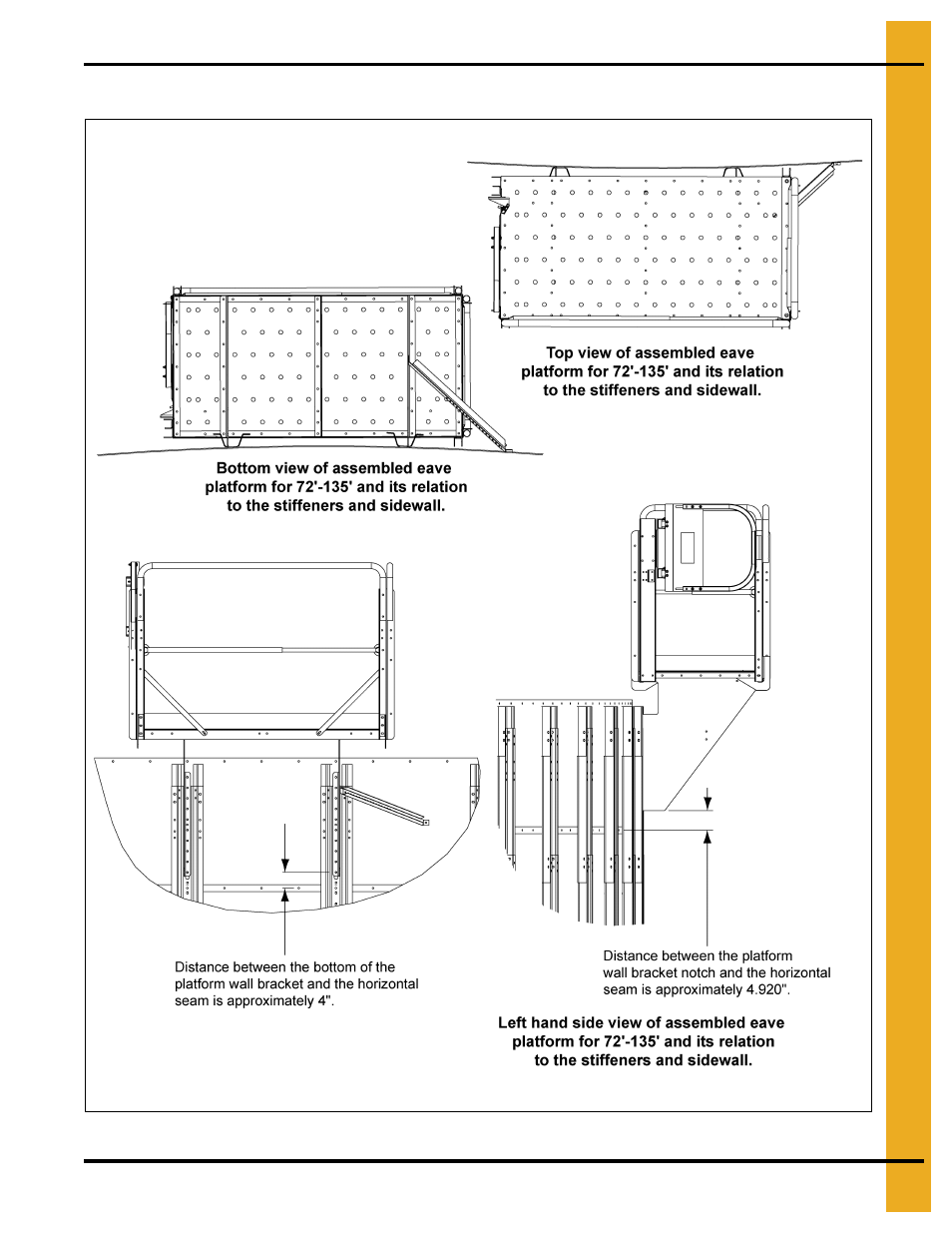 Platform and swing gate package (continued) | Grain Systems Bin Accessories PNEG-1773 User Manual | Page 21 / 88