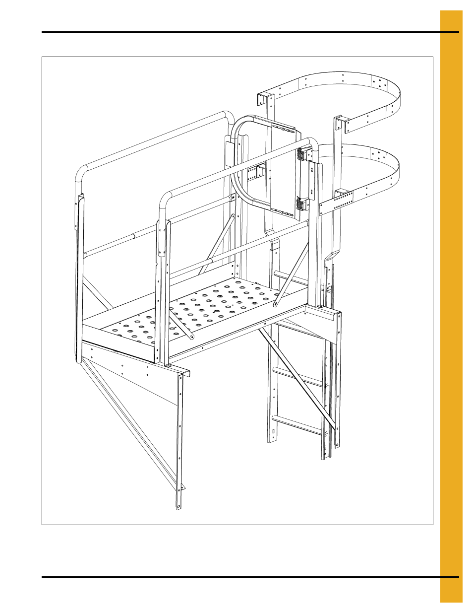 Platform and cage package (continued) | Grain Systems Bin Accessories PNEG-1773 User Manual | Page 61 / 88