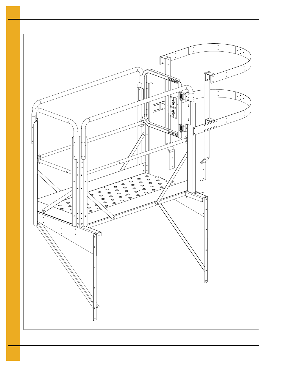 Platform ladder bracket package (continued) | Grain Systems Bin Accessories PNEG-1773 User Manual | Page 70 / 88